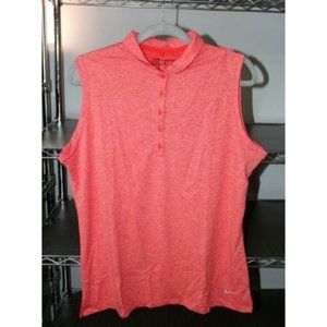 Women's Size XL - Nike Dri Fit1/4 Button Up Golf Tank